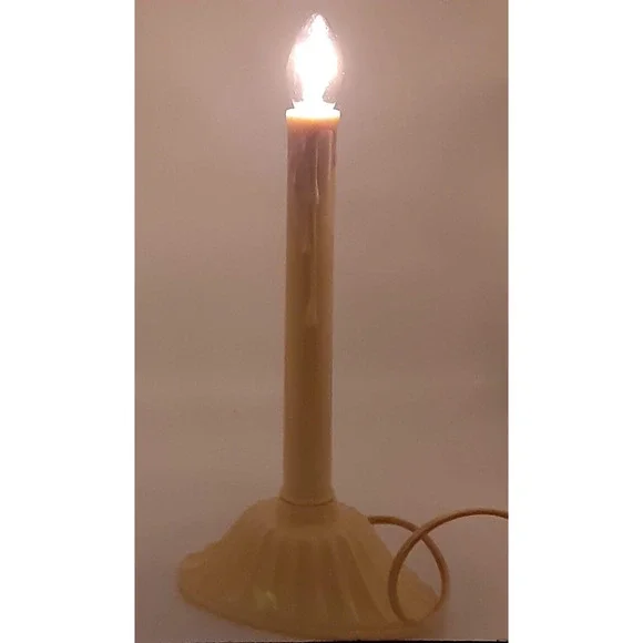 Vntg Window Drip Candle Single Light Works - Picture 2 of 8